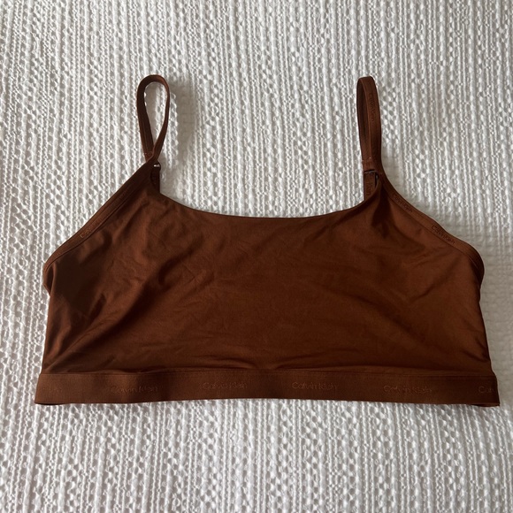 Calvin Klein Other - NWOT Calvin Klein “Spruce” Bralette Size 3x🤎